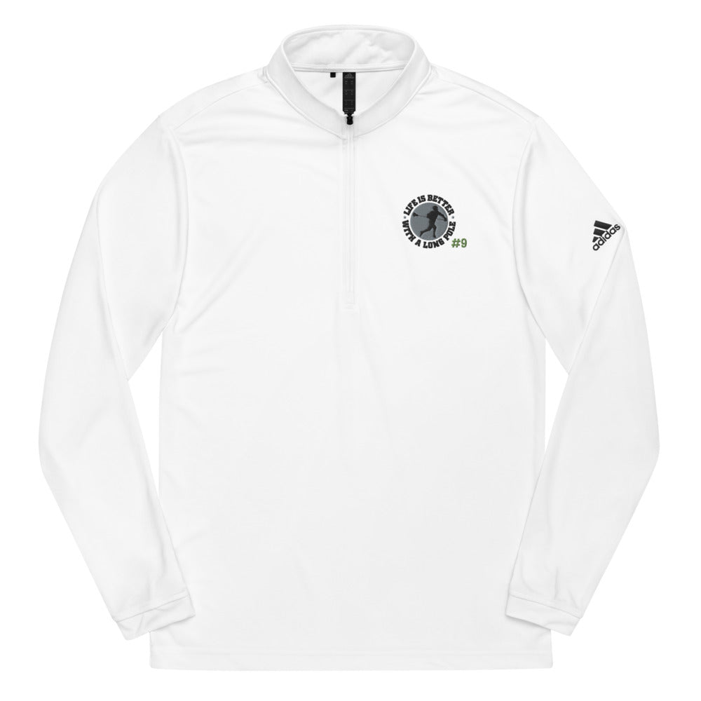 Life is Better with #9 Quarter zip pullover