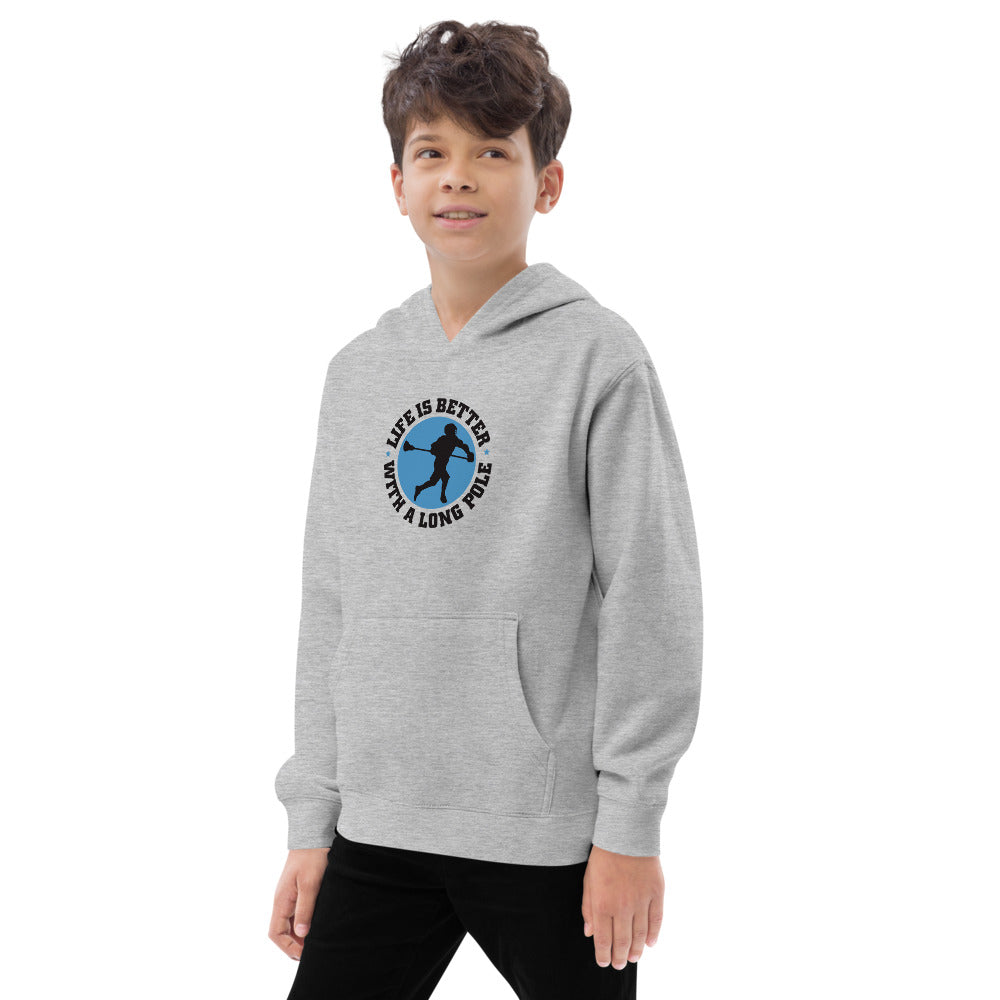 &quot;Life is Better&quot; with a Kid&#39;s fleece hoodie