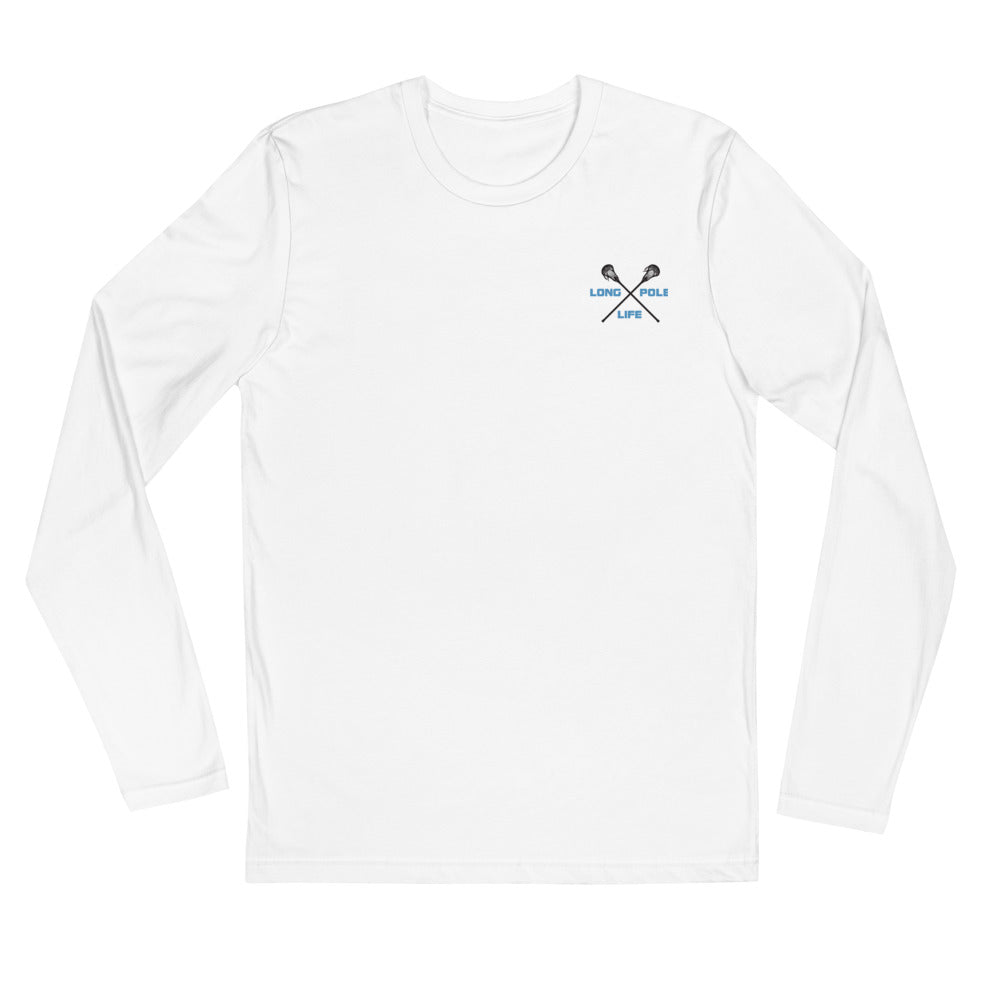 "Lax Attack" Long Sleeve Fitted Crew